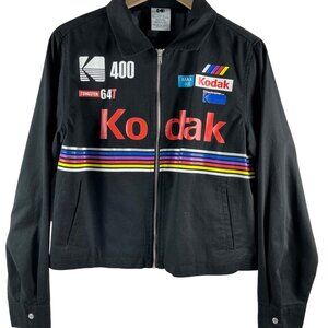 Kodak Graphic Zip-Up Jacket – Retro Film Logo – Size Large -